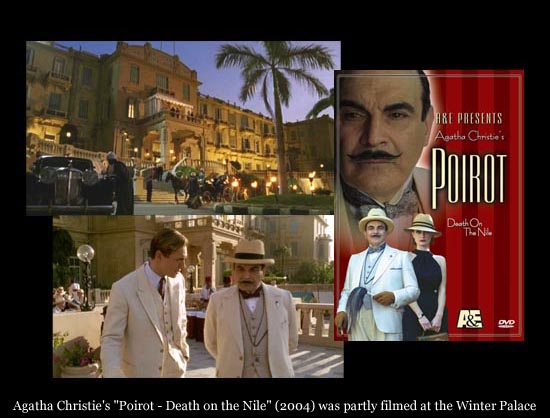 David Suchet dans "mort sur le Nil" partiellement tourné au WInter Palace de Louxor
