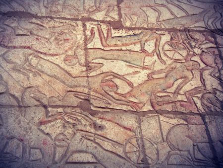 Ramesseum : bataille de Qadesh