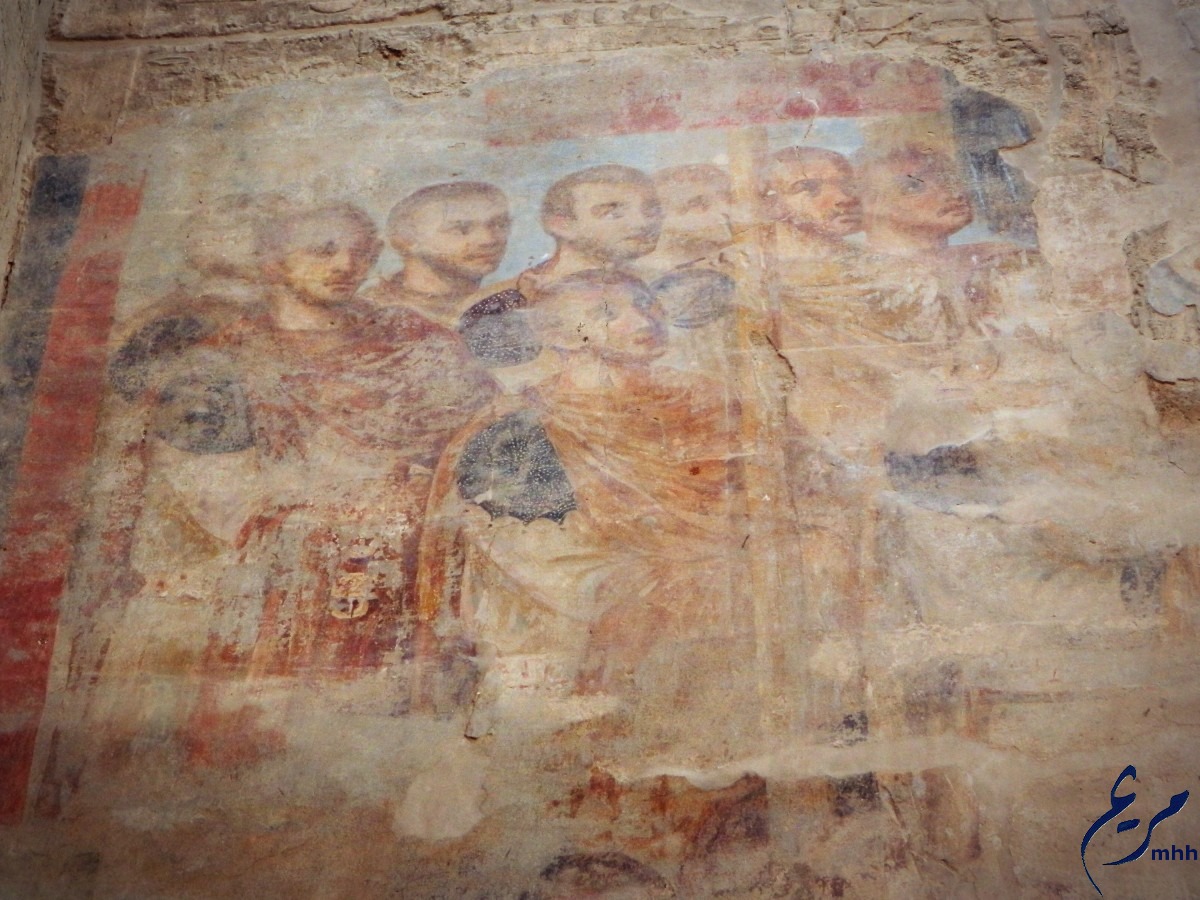 traces de l'occupation chrétienne au sein du temple de louxor