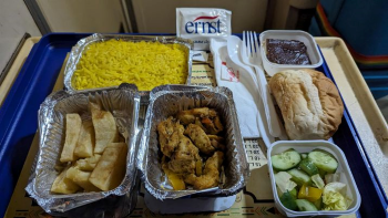 voyager en Egypte par le train de nuit : repas