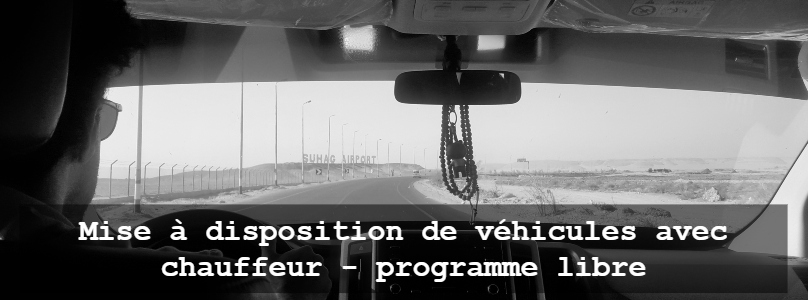 Louxor, location de véhicule avec chauffeur pour programme excursions libres
