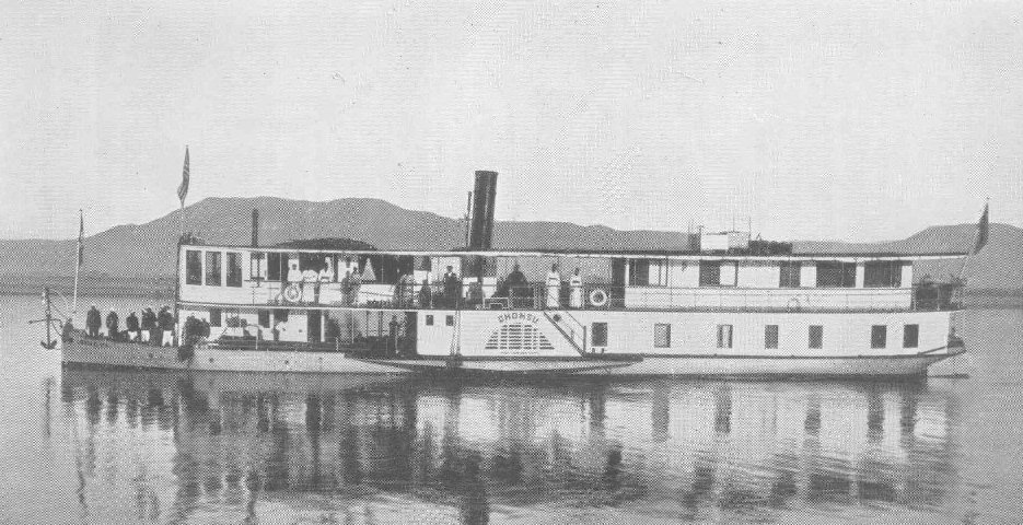 steamer - bateau à vapeur sur le Nil - 1890 - Thomas Cook