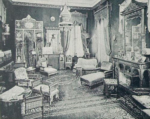 hotel shephaerd le Caire : salle dessin 1890