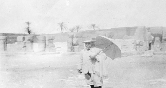 voyageur du XIXème siècle en égypte