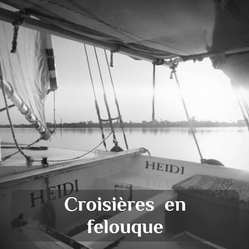 croisières sur le Nil en felouque d'Assouan à Louxor