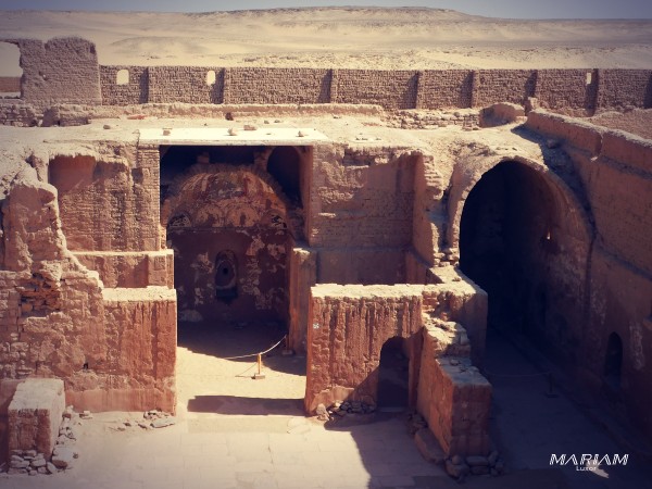 balade excursion en bateau sur le Nil à Assouan : visite du monastère saint siméon