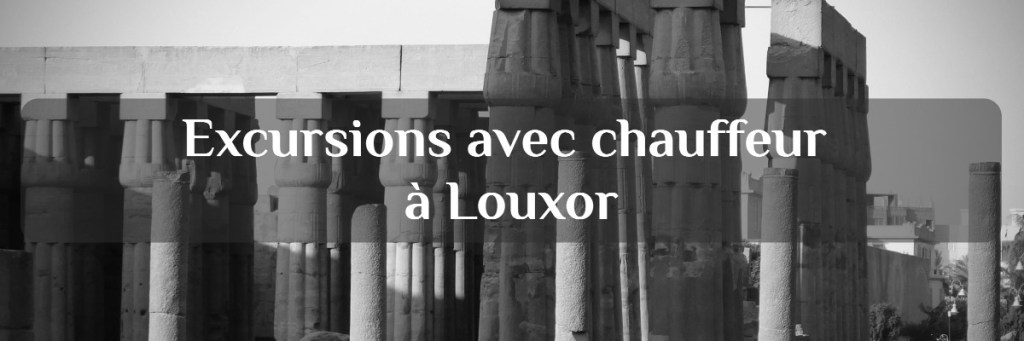 mise à disposition de voitures avec chauffeur pour excursions à Louxor
