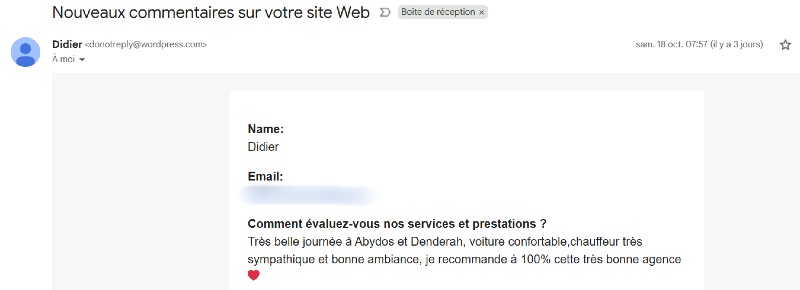 avis agence de voyage Alfriend voyage - balades à louxor - ocotbre 2025