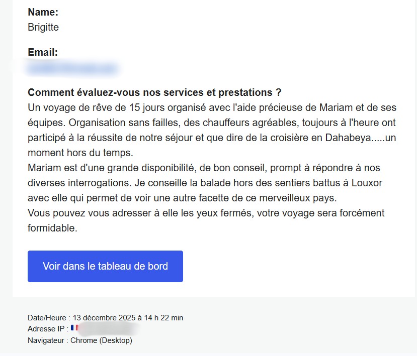 avis clients agence de voyage Alfriend voyage / Balades à Louxor