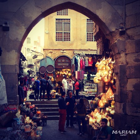 Khan el-Khalili souk lanternes Ramadan Caire Égypte musulmane